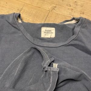 Busbee McQuade Size 4 Tee Shirt with Soft Inside, blue